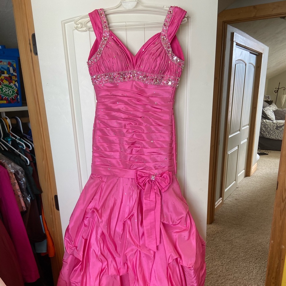 Pink prom dress